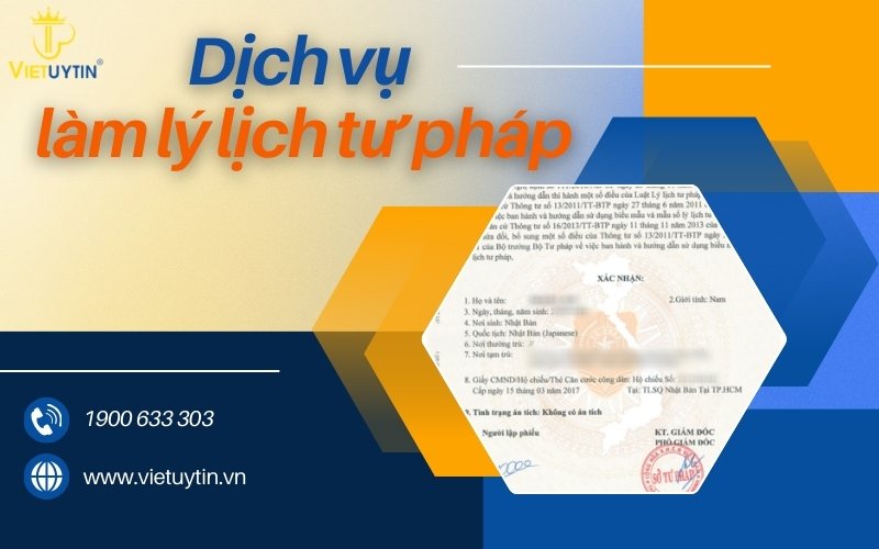 dịch vụ làm lý lịch tư pháp