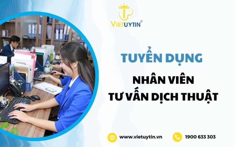 Tuyển dụng nhân viên tư vấn dịch thuật