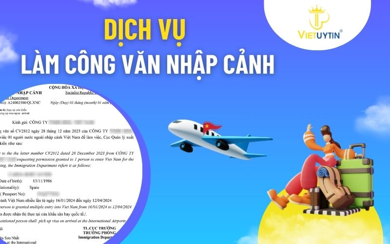 Dịch vụ làm công văn nhập cảnh