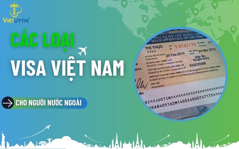 các loại visa Việt Nam