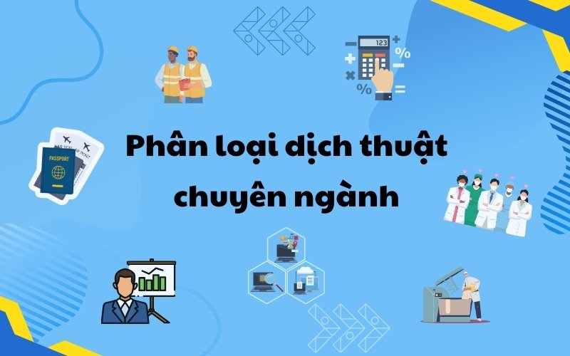 Phân loại các tài liệu dịch thuật chuyên ngành