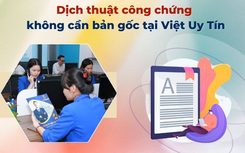 dịch thuật công chứng không cần bản gốc