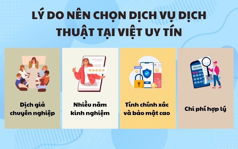 Lý do chọn dịch vụ dịch thuật pháp lý tại Việt Uy Tín