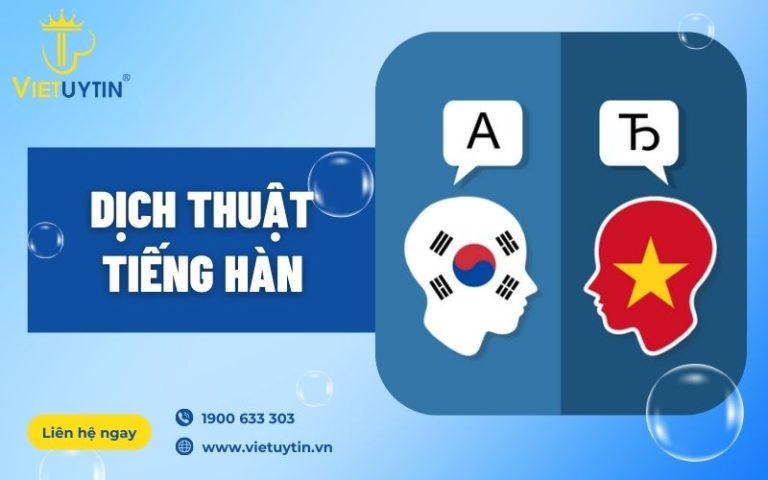 dịch thuật tiếng Hàn