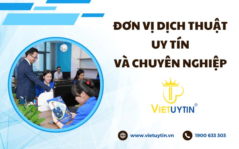 Đơn vị dịch thuật uy tín và chuyên nghiệp