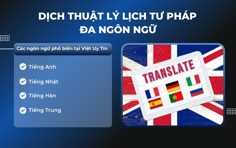 Dịch thuật công chứng lý lịch tư pháp