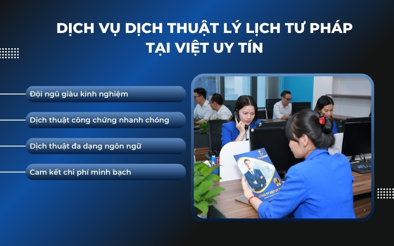 Dịch vụ dịch thuật lý lịch tư pháp tại Việt Uy Tín