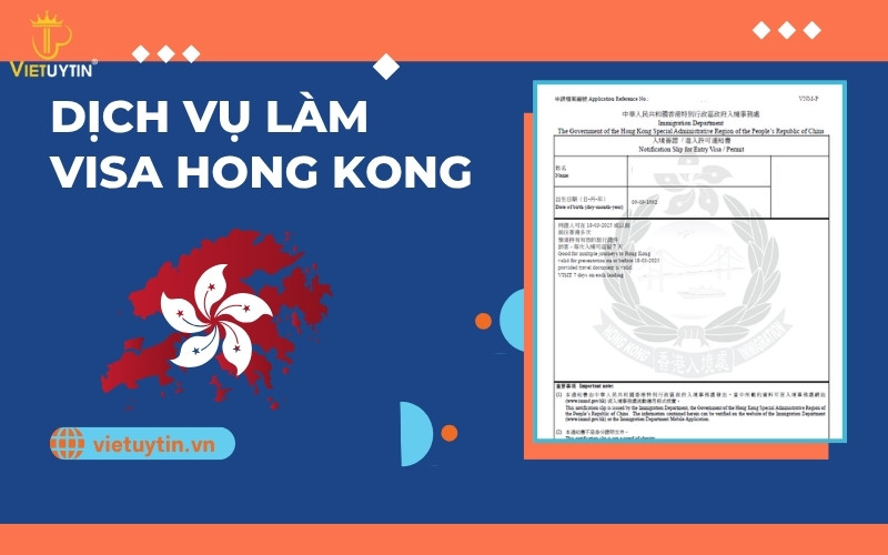 Dịch vụ làm visa Hong Kong