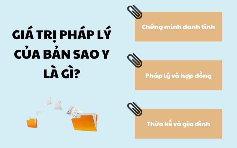 Giá trị pháp lý của bản sao y là gì?