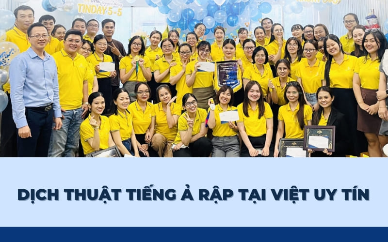 dịch thuật công chứng tiếng Ả Rập