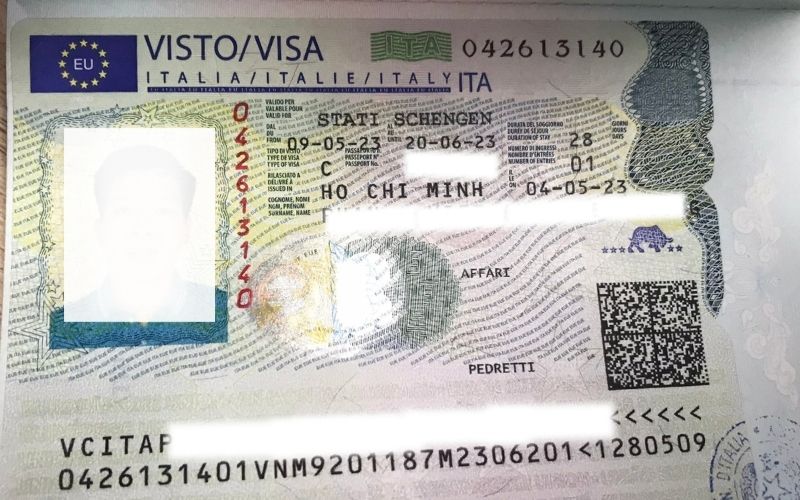 visa du lịch, thăm thân Ý