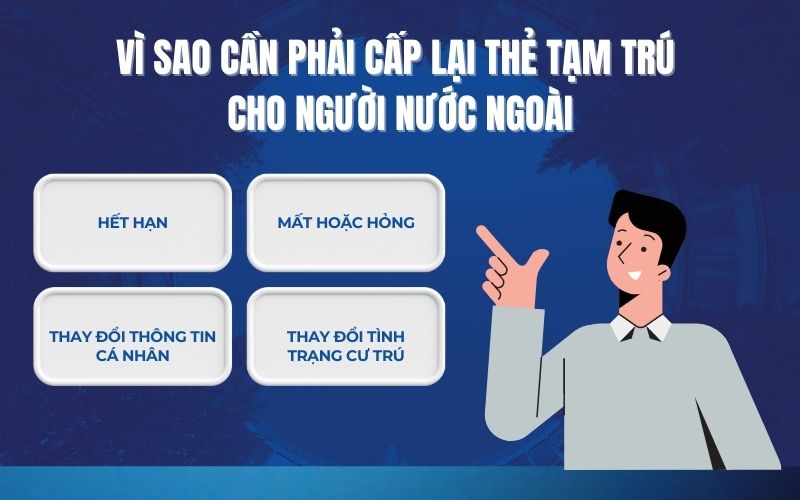 Vì sao cần phải cấp lại thẻ tạm trú cho người nước ngoài?