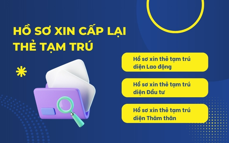 Hồ sơ xin cấp lại thẻ tạm trú
