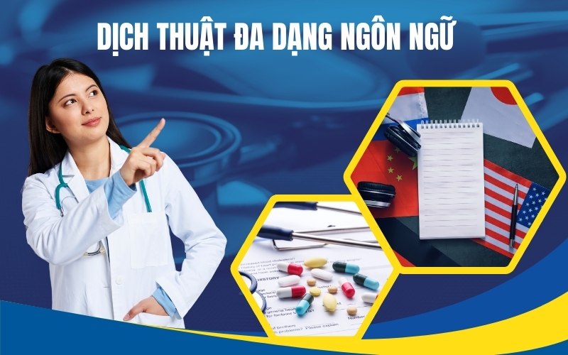 Dịch thuật chuyên ngành y khoa đa dạng ngôn ngữ