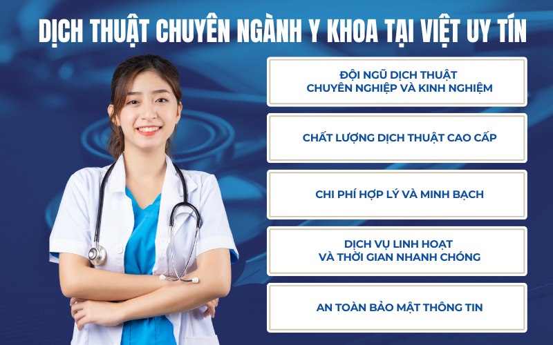 dịch thuật chuyên ngành y khoa tại Việt Uy Tín