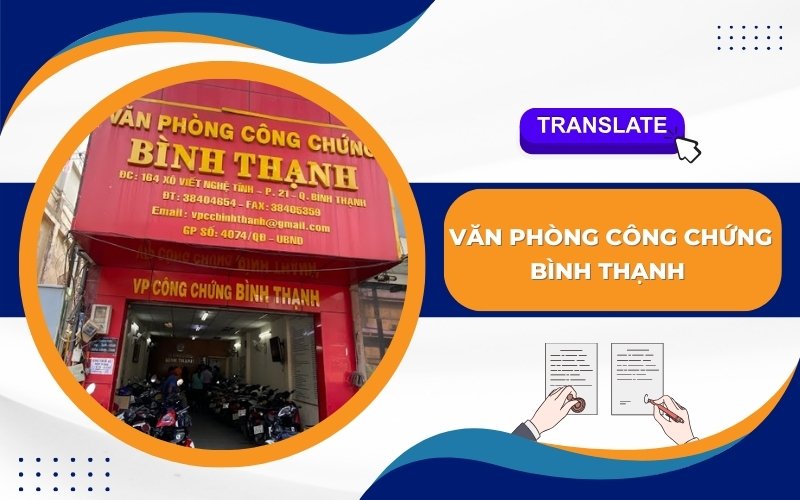 văn phòng dịch thuật công chứng bình thạnh