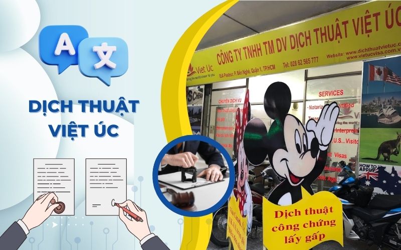 Dịch thuật công chứng quận 1 Việt Úc