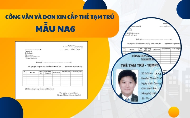 Mẫu thẻ tạm trú cho người nước ngoài NA6