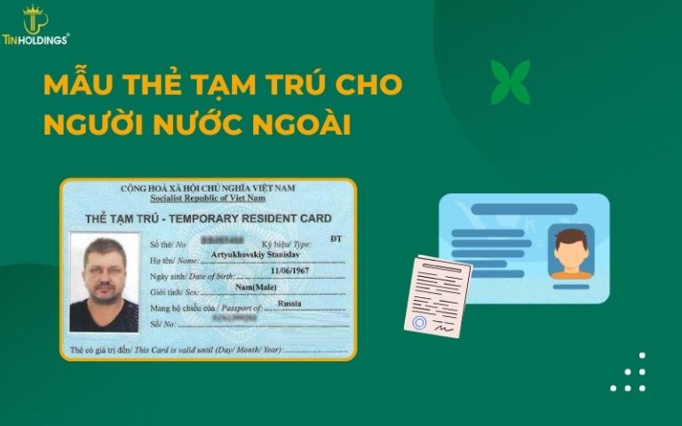 Mẫu thẻ tạm trú cho người nước ngoài