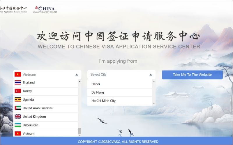 hưỡng dẫn điền mẫu tờ khai xin visa Trung Quốc