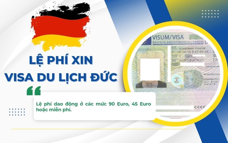 lệ phí xin visa đức