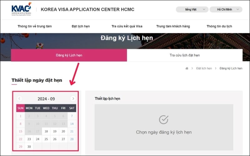 quy trình xin visa du lịch hàn quốc