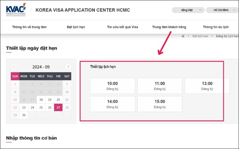 quy trình làm visa du lịch hàn quốc