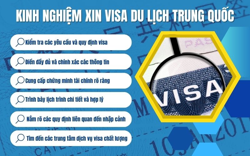 Kinh nghiệm xin visa trung quốc du lịch 