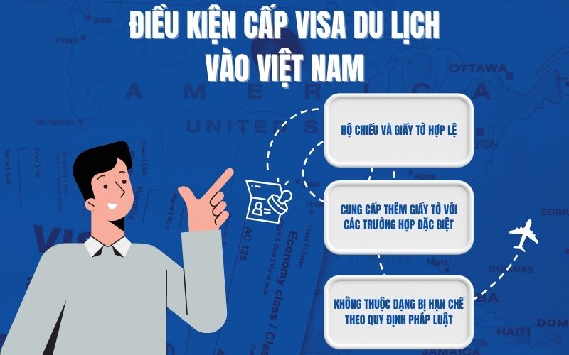 Điều kiện cấp visa du lịch vào Việt Nam