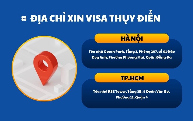 Nộp visa Thụy Điển