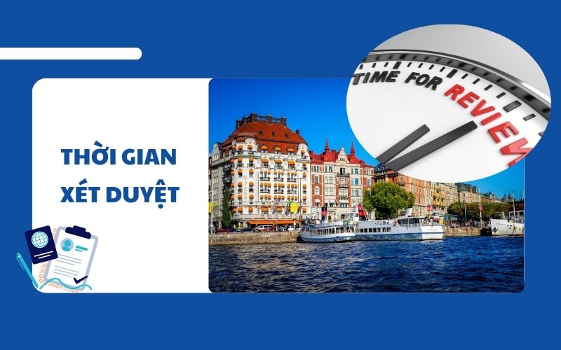 Thời gian xét duyệt visa đi Thụy Điển