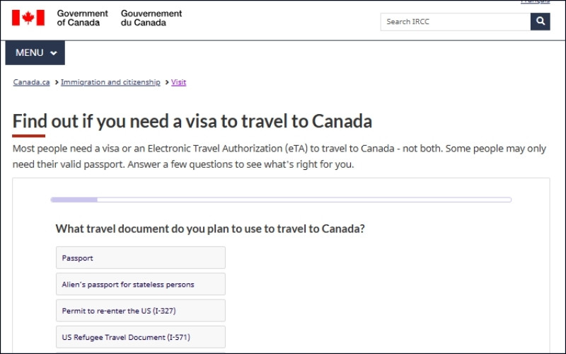 Xác định loại visa Canada phù hợp