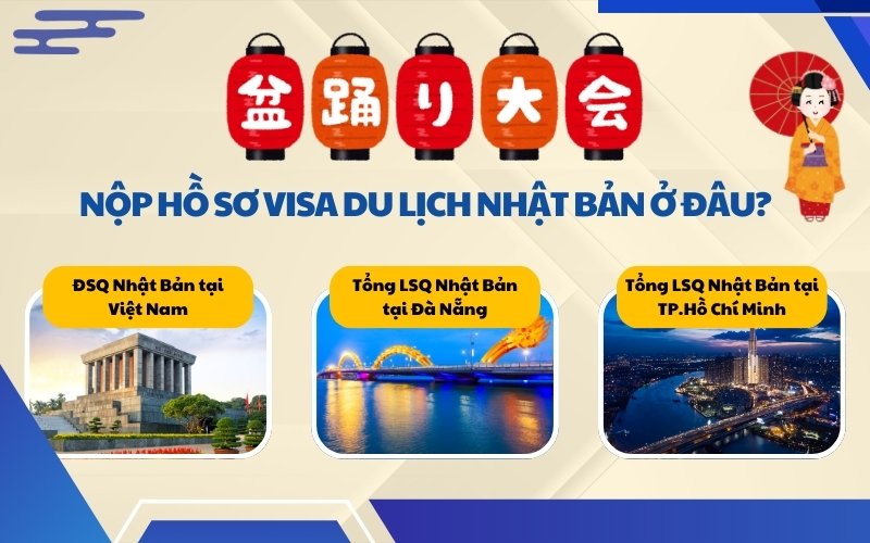 Nộp hồ sơ visa du lịch Nhật Bản