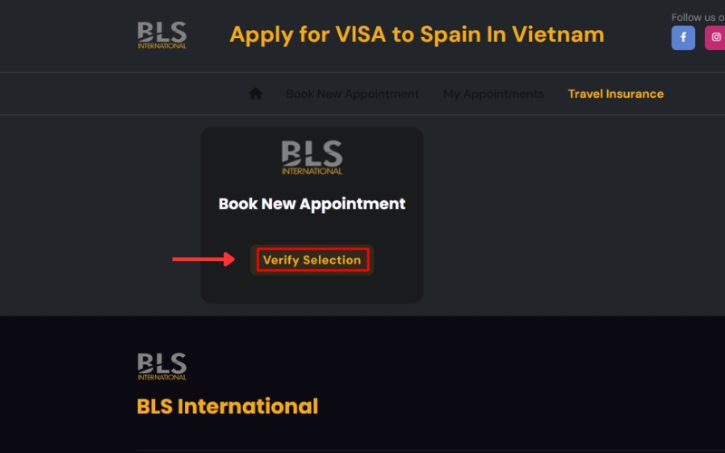 Nhấn chọn để tiến hành điền thông tin