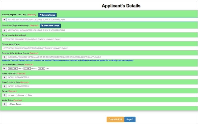 thủ tục xin visa thăm thân Đài Loan