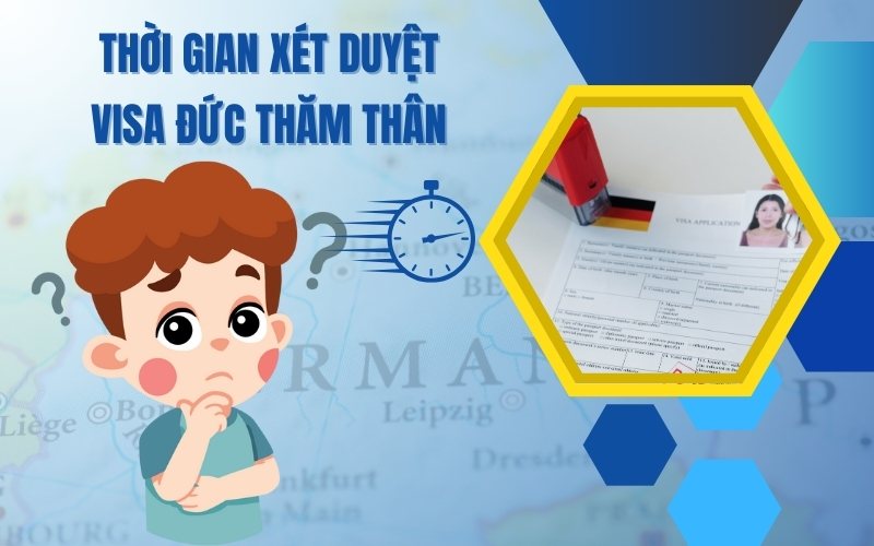 Thời gian xét duyệt visa Đức thăm thân 