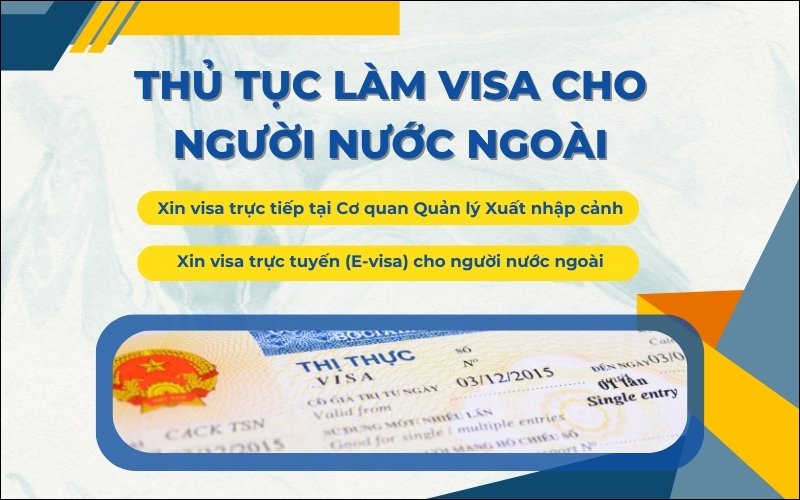 thủ tục làm visa cho người nước ngoài