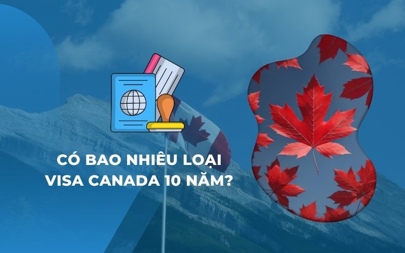 Có bao nhiêu loại visa Canada 10 năm