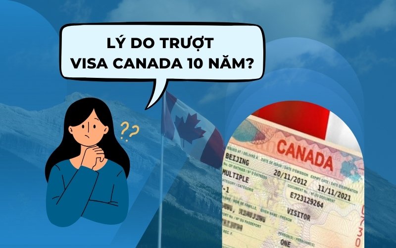 Lý do khiến bạn trượt visa 10 năm Canada