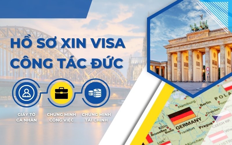 hồ sơ xin visa công tác đức