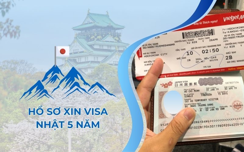 hồ sơ xin visa Nhật 5 năm