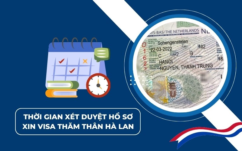 Thời gian xét duyệt hồ sơ xin visa thăm thân Hà Lan