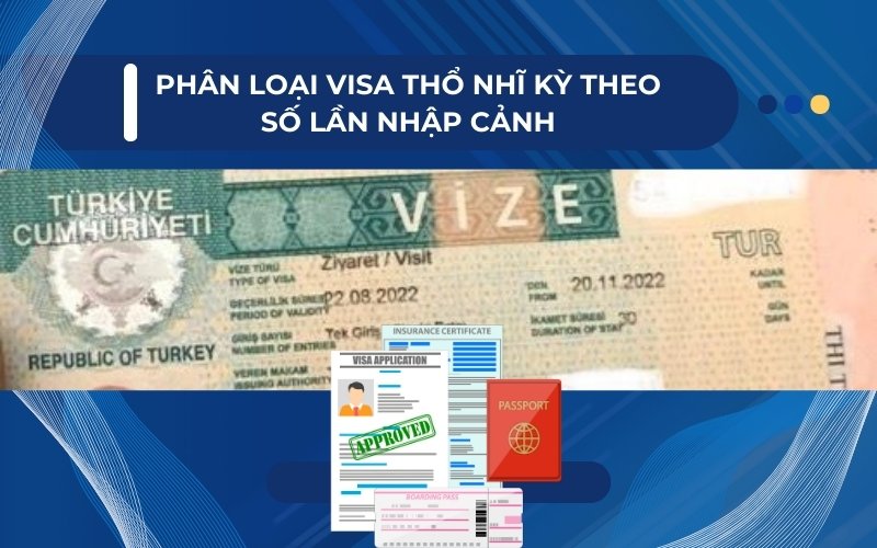 Phân loại visa Thổ Nhĩ Kỳ theo số lần nhập cảnh