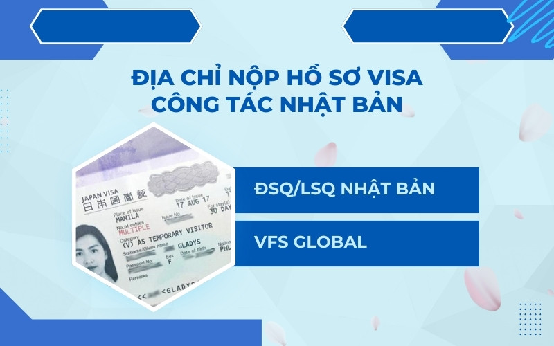 Nộp hồ sơ visa công tác Nhật Bản 