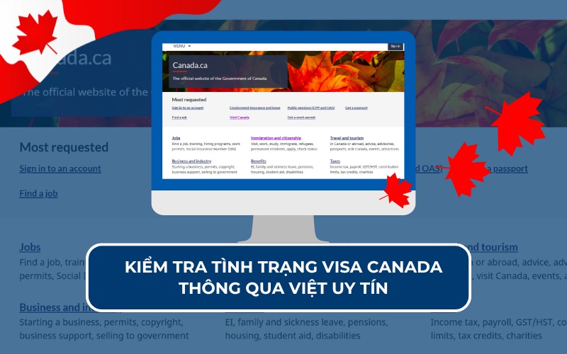 Kiểm tra tình trạng Visa Canada