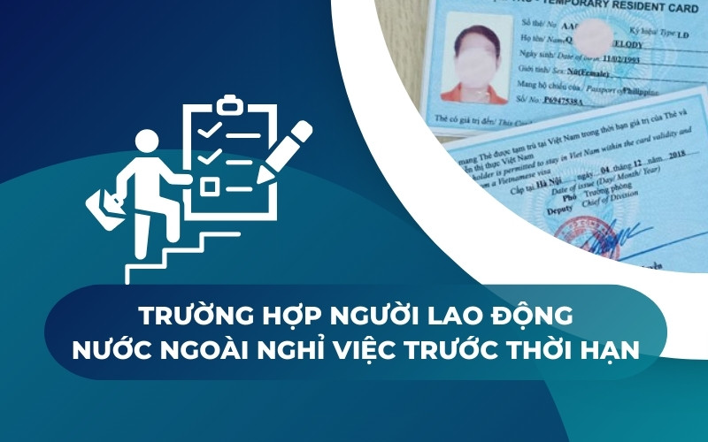 Thủ tục trả thẻ tạm trú cho người nước ngoài