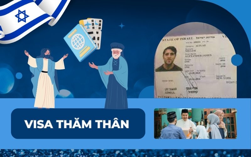 Hồ sơ xin visa thăm thân Israel