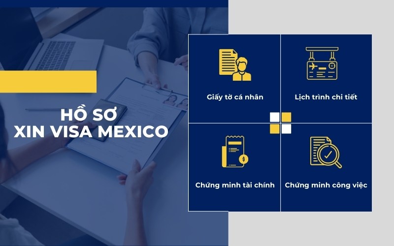 Hồ sơ cần chuẩn bị khi xin visa Mexico