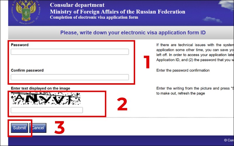 Thủ tục làm xin visa Nga