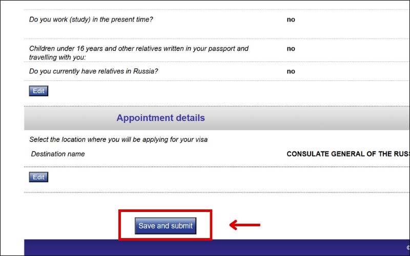 Thủ tục làm visa Nga